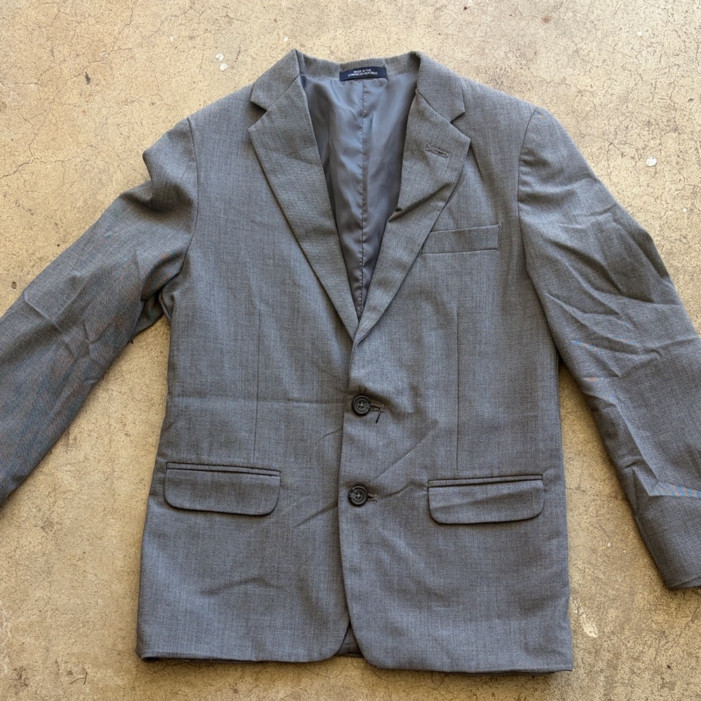 Chaps Classic Gray Boys Blazer